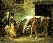 charles emile callande chevaux de poste d' une ecurie china oil painting artist